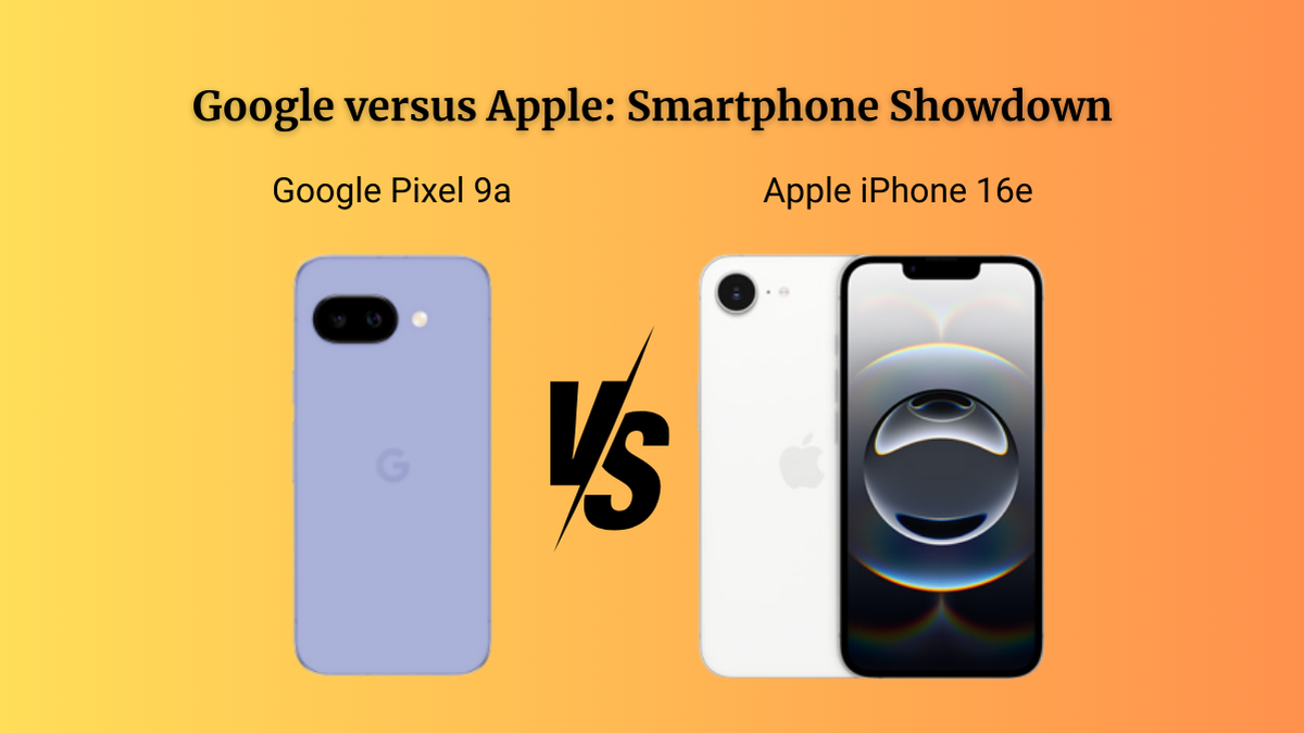 Google Pixel 9a vs. Apple iPhone 16e: A side-by-side comparison of specifications, features, and pricing