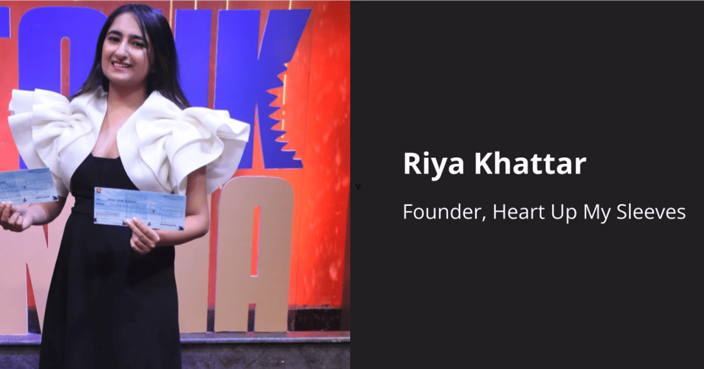 Heart Up My Sleeves Riya Khattar’s Detachable Sleeves Won ₹25 Lakh on Shark Tank India