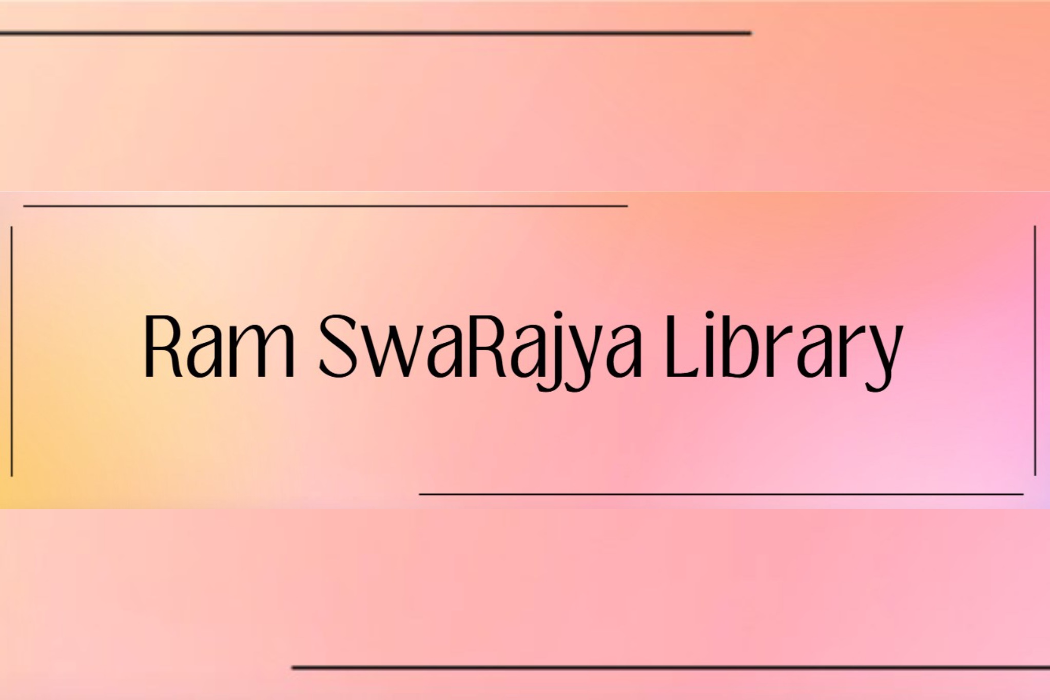 From Ayodhya to the Nation: How Parvathy Ananthanarayanan Mangala Ram SwaRajya Library is Reviving the Spirit of Rama Rajya